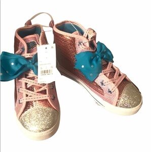 JoJo Siwa girls high top sneakers tennis shoes